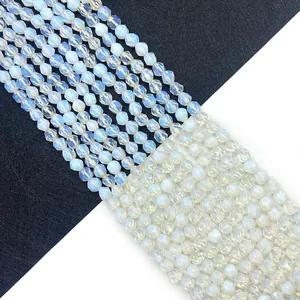 Facettierte Naturstein Opal Runde Kugel Lose Perlen Für DIY Schmuckherstellung Zubehör Edelstein Perlen Für Halskette