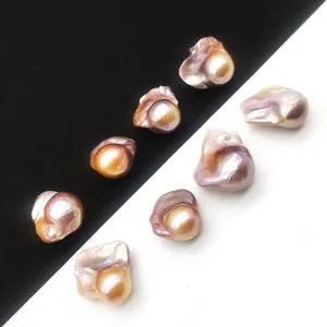 Natürliche Lila Süßwasser Barock Perle Schwanz Perlen 18-27mm Große Unregelmäßige Lose Perlen Für DIY Schmuck Damen Zubehör