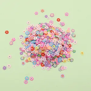Fette di Fiori in Argilla Polimerica Multicolore per Creazione Gioielli Fai da Te Decorazione Unghie Perline