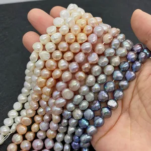 Natural freshwater baroque pearls in multiple colors for DIY jewelry making