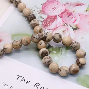 Polished natural labradorite stone round beads for DIY jewelry necklaces and bracelets