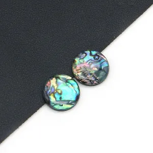 Στρογγυλά Ακρυλικά Cabochons με Χαρτί Abalone για Κατασκευή Κοσμημάτων DIY Απομίμηση Κοχυλιού Ιριδίζον Κοσμήματα