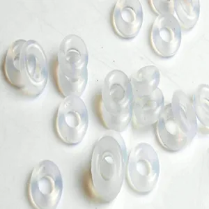 Perles Anneau en Caoutchouc Silicone Bouchons de Positionnement Antidérapants pour la Fabrication de Bijoux DIY