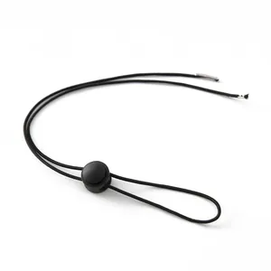 Adjustable Windproof Hat Rope Chin Strap For Sun Hat Straw Hat Elastic Replacement Cord With Plastic Buckle Metal Tips