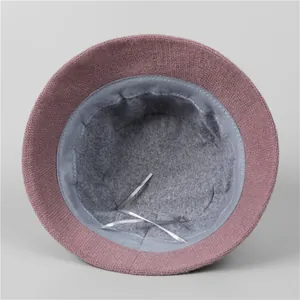 Chapeau cloche d'hiver pour femme avec doublure polaire chaude et cordon de serrage interne