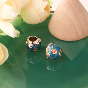 Alloy Marine Series Charms Enamel Zirconia Turtle Starfish Shell Pendants For Jewelry Making DIY Bracelets Necklaces Women Beach Jewelry