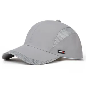 Unisex Sneldrogende Mesh Honkbalpet Ademende Zonnehoed Voor Outdoor Sporten Casual Verstelbare Polyester Zomerpet