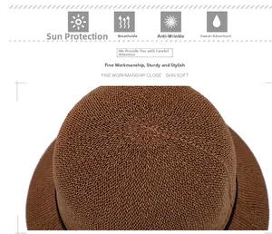 Detailansicht eines dunkelbraunen geflochtenen Strohhutes mit robuster Textur