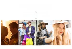 Chic felt fedora with a leather buckle detail shown in various daily lifestyle settings