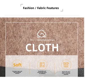 Detail of soft skin-friendly wool fabric texture for fashionable winter fedora hat
