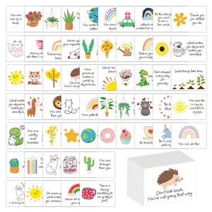 Cartoon Motivational Affirmation Cards For Women Daily Positive Inspirational Quote Cards Encouragement Gratitude Cards Gift