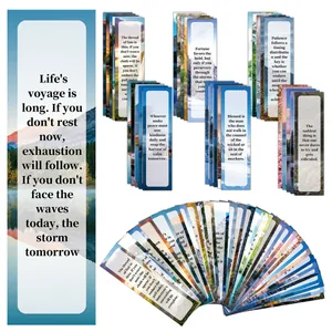 Inspirierende Lesezeichen Mit Landschaftsfotografie Und Englischen Bibelsprüchen Motivationszitate Für Schüler Lehrer Lesen Geschenke