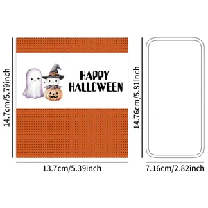 Specifiche delle dimensioni per le etichette delle mini barrette di Halloween