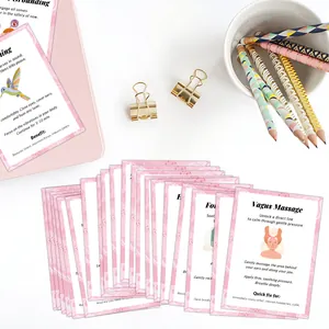 Set mit 24 Karten zur Vagusnerv-Massage für Therapie und Stressbewältigung
