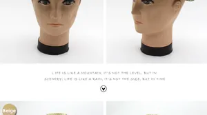 Dettaglio della trama del cappello di paglia beige e tesa jazz alla moda su modello