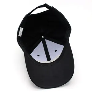 Innenansicht der Los Angeles Baseballkappe mit Baumwollnähten und Metallschnalle hinten