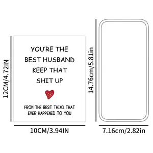Detailed dimension guide for bottle stickers showing 12x10cm card and 14.76x7.16cm frame