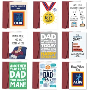Divertente Biglietto Di Auguri Per La Festa Del Papà Con Busta Design Parodia Umoristico Regalo Best Grandad Per Papà