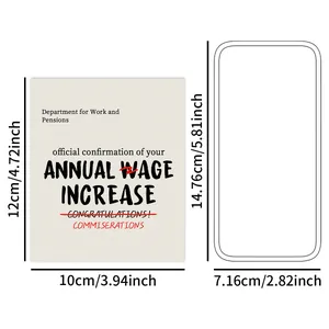 Funny wine bottle labels 4-pack with humorous text and dimensions 12x10cm size guide