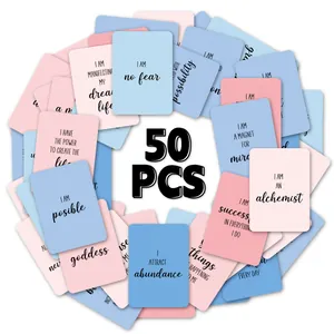 Women Affirmation Cards Daily Positive Manifestation Quote Cards With Blank Back For Self Encouragement Healing Gifts