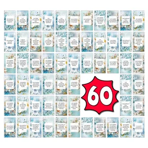 Cartes d'Affirmation Florale pour Femmes Citations Positives Quotidiennes Cartes d'Encouragement avec Dos Vierge pour Écriture