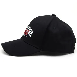 Casquette de baseball noire New York 1983 brodée au style vintage décontracté américain