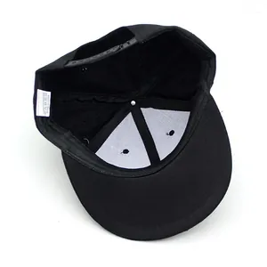 Black Little Devil Horn Snapback Baseball Cap made of 100% durable polyester