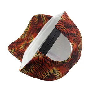 Trendige Baseballkappe mit Tigermuster und verstellbarem Snapback-Verschluss