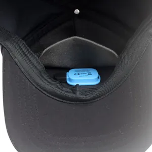 Καπέλο LED με θύρα USB που δείχνει λεπτομέρειες της εσωτερικής μονάδας ελέγχου