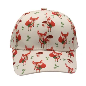 Casquette de Baseball pour Enfants Imprimé Animal en Coton Respirant Pare-Soleil Chapeau pour Garçons Filles Extérieur Voyage