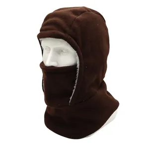 Detail of winter windproof hood featuring thermal fleece lining and soft plush interior