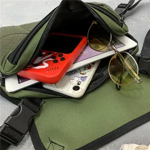Sac gilet tactique vert armée à grande capacité pour divers équipements