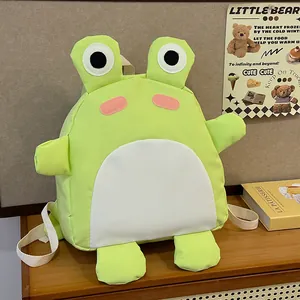 Kinder Cartoon Frosch Rucksack Süße Tier Ultraleicht Nylon Schultasche Für Kleinkinder Kindergarten Jungen Mädchen Grün Outdoor