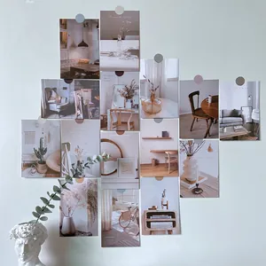 Καρτ ποστάλ τέχνης Ins Style Minimalist για διακόσμηση τοίχου Αισθητική φωτογραφία Κάρτες φόντου Minimalist Life Series