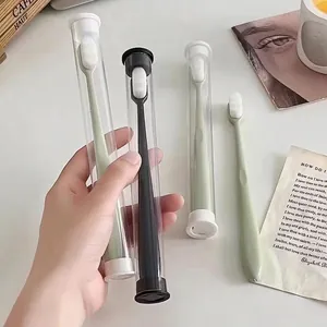 Micro Nano Extra Soft Manual Toothbrush Multi Bristle For Sensitive Gums Daily Oral Cleaning Portable Travel Toothbrush