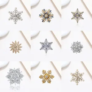 Elegant Rotating Snowflake Brooch Copper Zirconia Sunflower Daisy Pins For Suit Coat Wedding Banquet Jewelry Accessories For Women