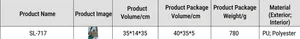 Detailed size specifications and PU material info for the checkerboard backpack