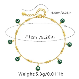 Détail montrant la longueur de 21cm et l'extension de 6cm de la chevillère œil