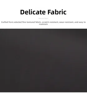 Makroaufnahme von strapazierfähigem schwarzem Stoff mit kratzfester Webart und feiner Textur