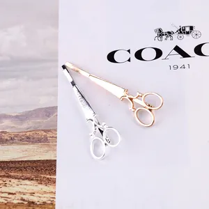 Kreative Haarspangen Legierung Schere Geformt Vintage Metall Haarnadeln Für Frauen Mädchen Frisch Süß Täglich Haarschmuck