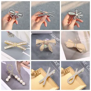 Set Mollette per Capelli in Lega Elegante per Donna Perla Artificial Sintetica Strass Fiocco Coda di Pesce Accessori per Capelli