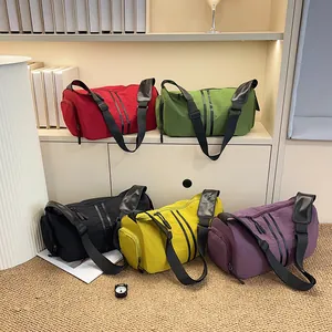 Bolso de Viaje de Nylon Ligero Impermeable para Mujer Casual Gimnasio Deportes Bolso de Hombro Crossbody Gran Capacidad