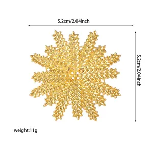 Détail de la broche épi de blé doré de 5,2 cm avec spécifications de taille et de poids