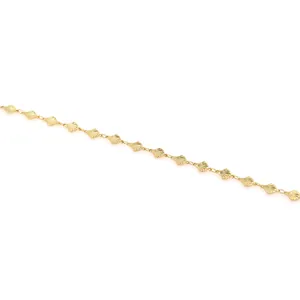 18K gold-plated scallop shell chain necklace for DIY jewelry making and accessories