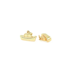 18K vergulde hiphop boot hanger voor doe-het-zelf kettingen en armbanden