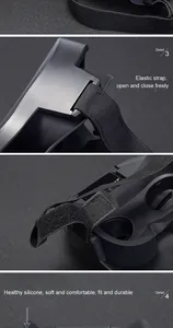 Detail view of adjustable high-elastic headband and skin-friendly silicone padding