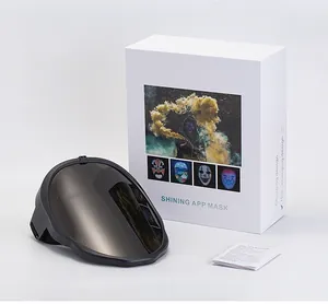 Detailed view of the SHINING APP MASK with its official box and user manual