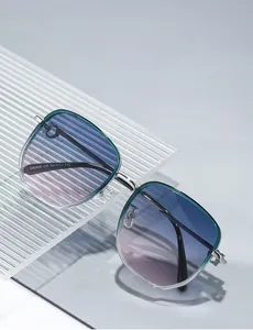Détail des lunettes de soleil polarisées montrant le modèle D6345 et les spécifications