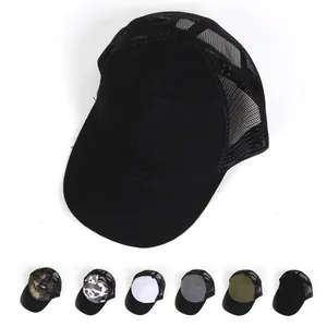 Casquette de Baseball Camouflage en Filet pour Hommes Respirante Séchage Rapide Trucker Hat Protection Solaire Sports de Plein Air Réglable