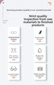 Features of square semi-rimless sunglasses: lightweight frame, easy clean, and comfort fit